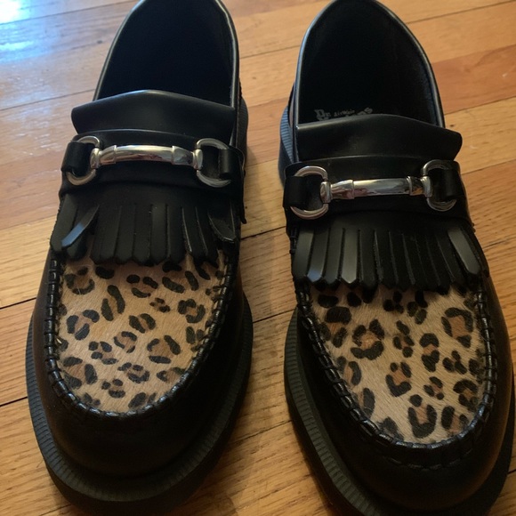 Dr. Martens Shoes - Rare Dr. Martens Cheetah Print Loafers
